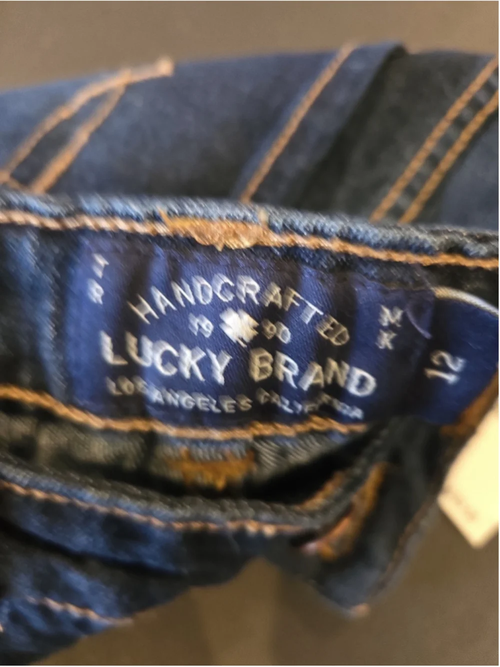 LUCKY BRAND Girls Blue Denim Zoe Skinny Slim Fit Jeans Size 12 NWT (D-43)